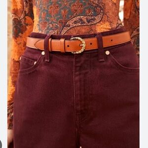 Ulla Johnson Suede Buckle Belt